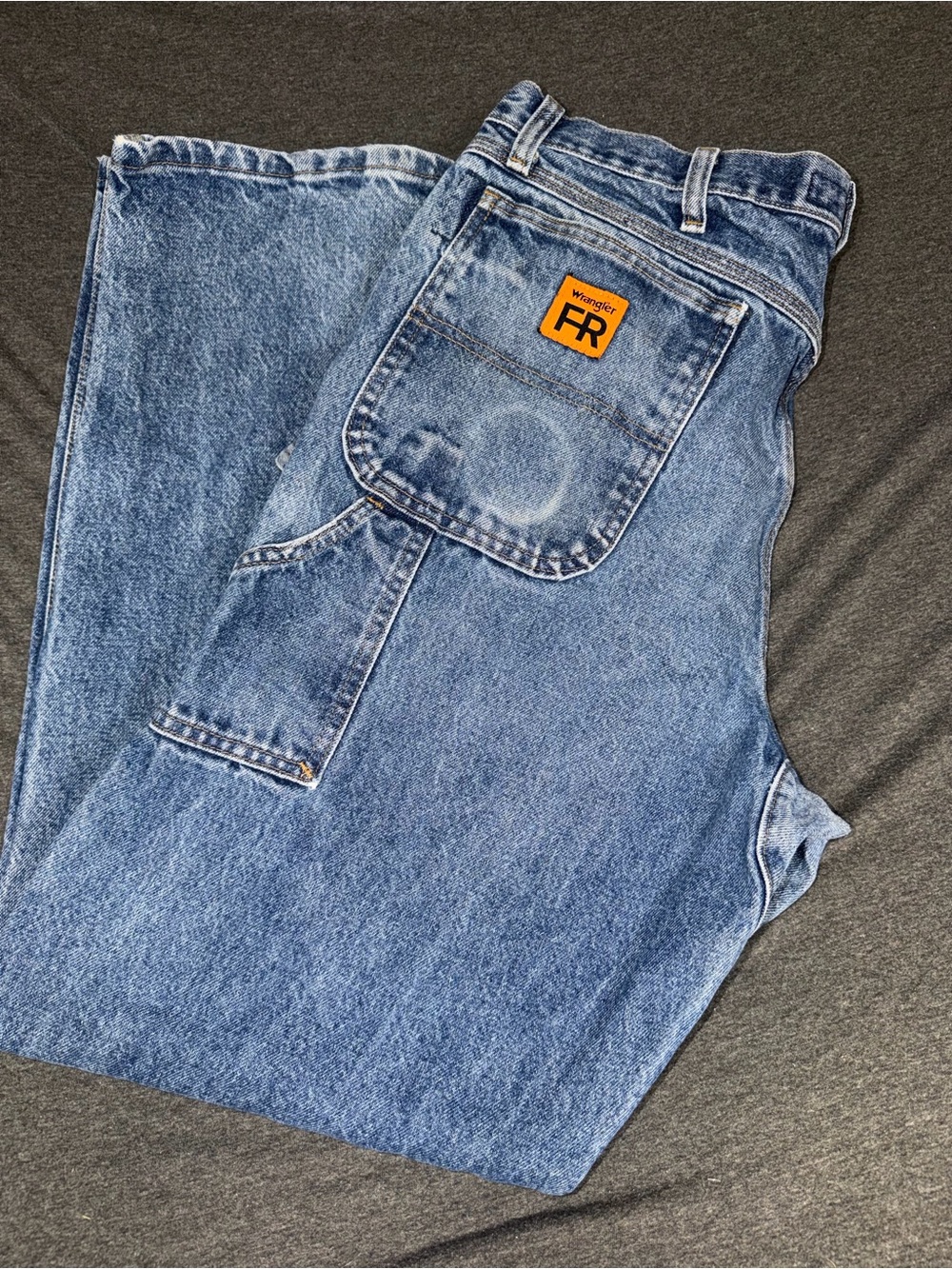 Wrangler FR Cat 2112 Men's Blue Jeans Size 36x34